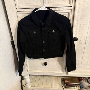 Women's Black Jean Jacket
